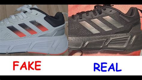 adidas questar flow real vs fake